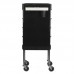 Hairdressing Trolley GABBIANO FT65-1 Black/White